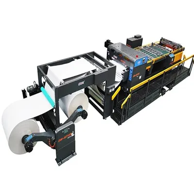 Автоматическая сервоприводная прецизионная высокоскоростная ротационная ножевая листорезка